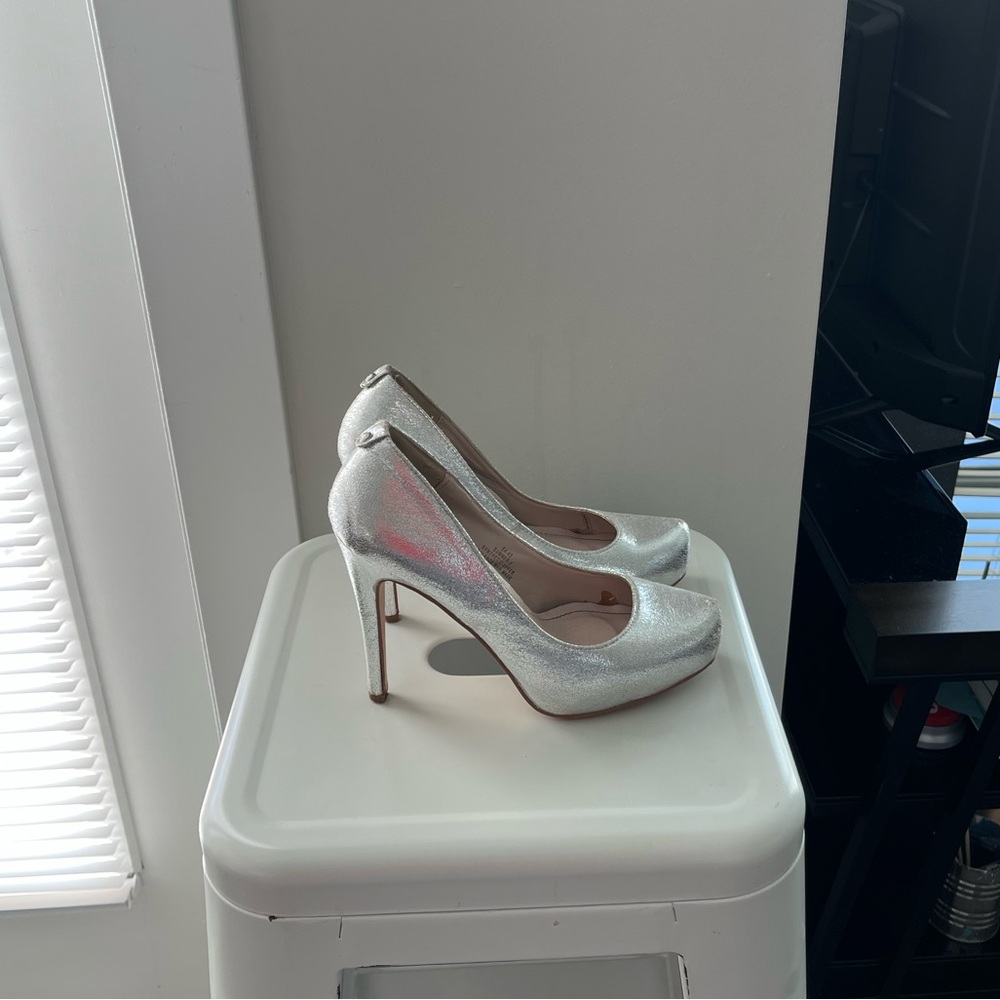 Silver heels